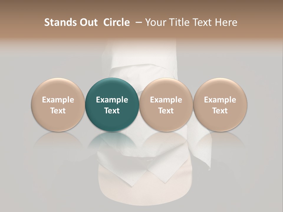 Female Around Face PowerPoint Template