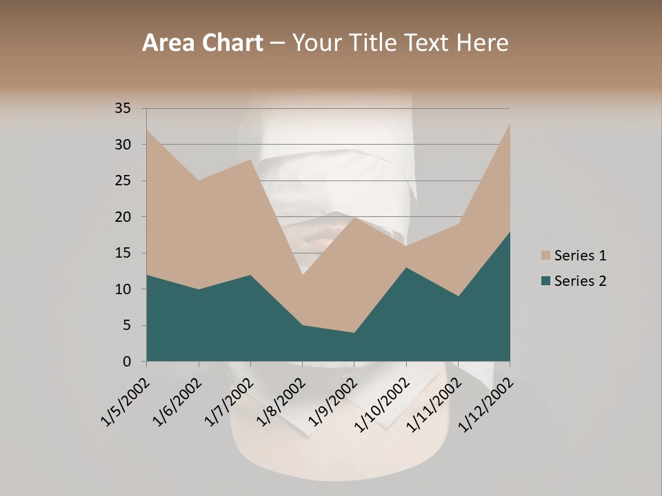 Female Around Face PowerPoint Template