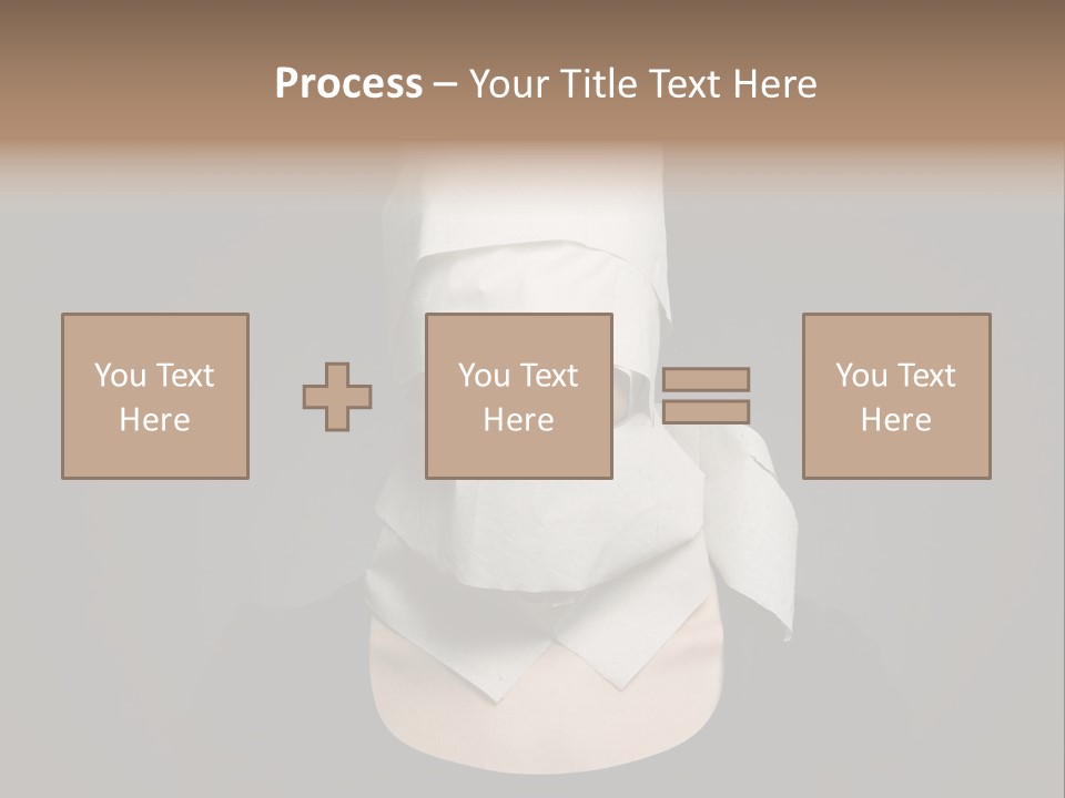 Female Around Face PowerPoint Template