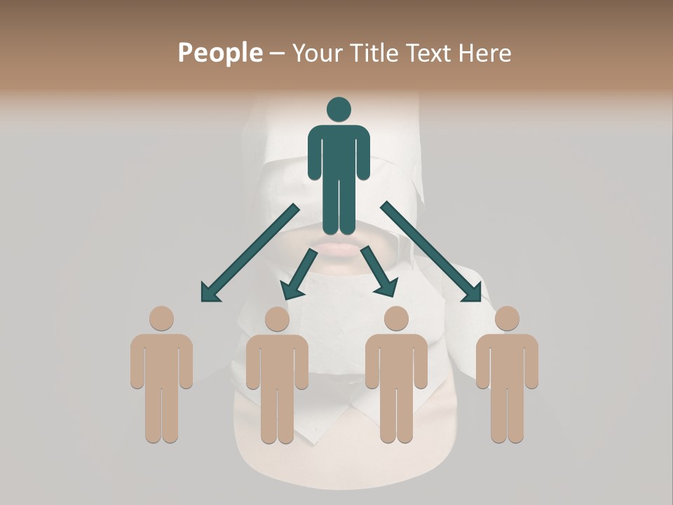 Female Around Face PowerPoint Template