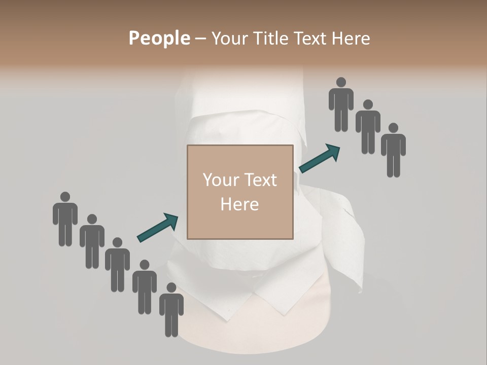 Female Around Face PowerPoint Template