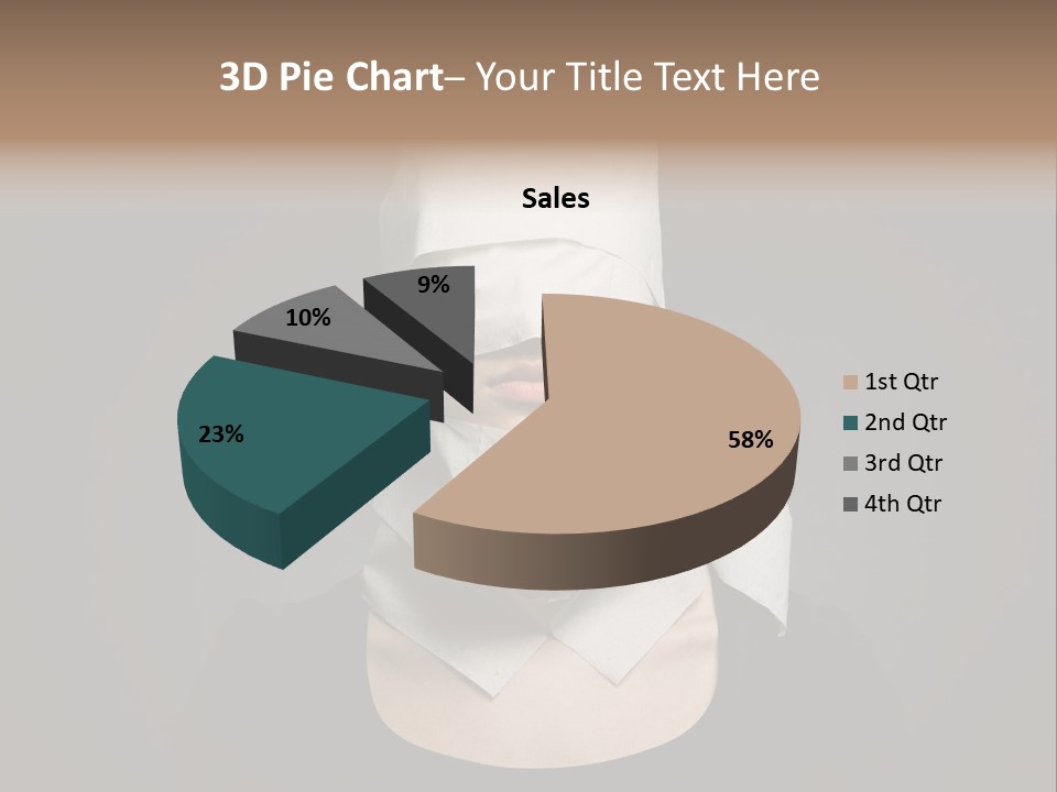 Female Around Face PowerPoint Template