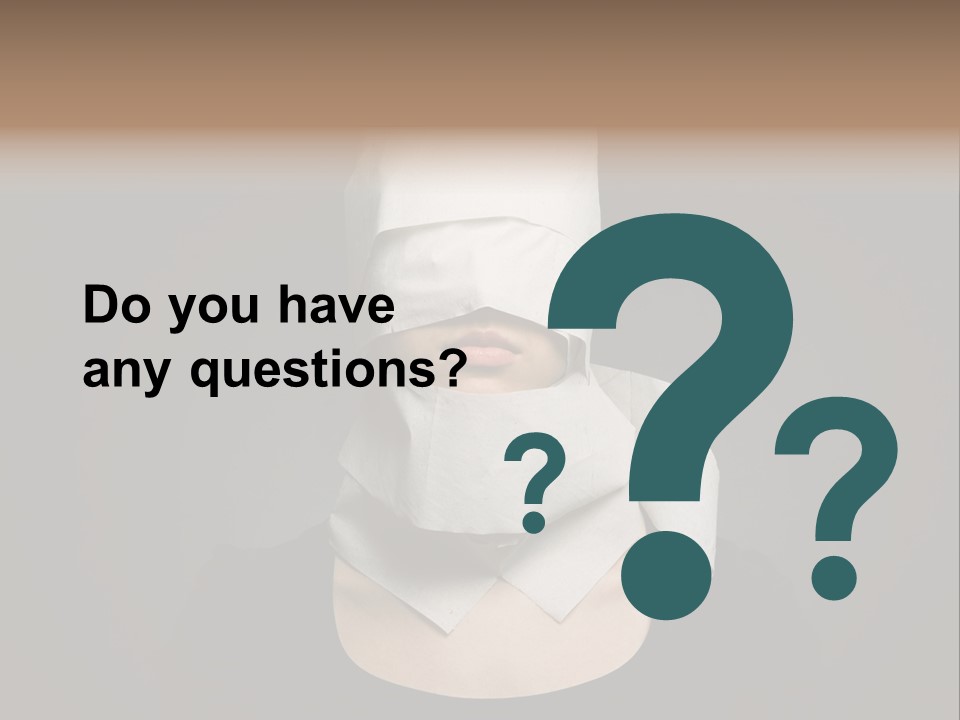 Female Around Face PowerPoint Template