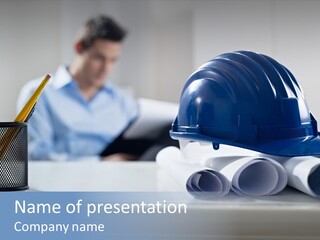 Shirt Contemplation Scroll PowerPoint Template