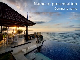 Asia Tropical Coastline PowerPoint Template