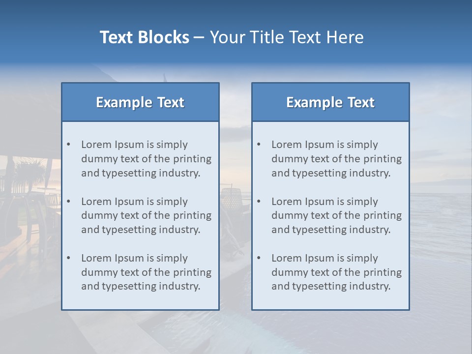 Asia Tropical Coastline PowerPoint Template