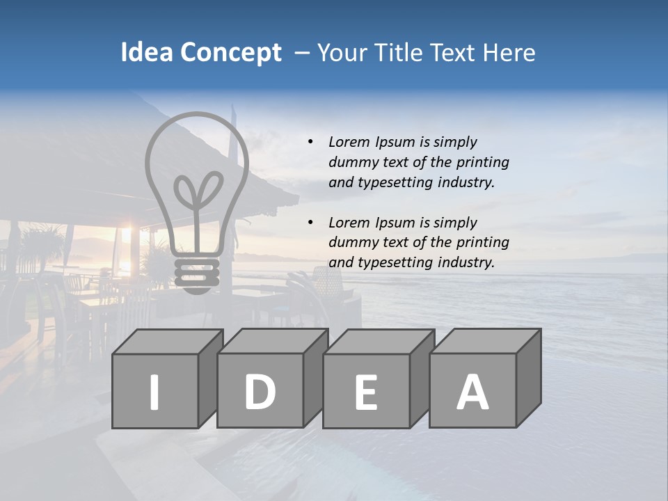 Asia Tropical Coastline PowerPoint Template