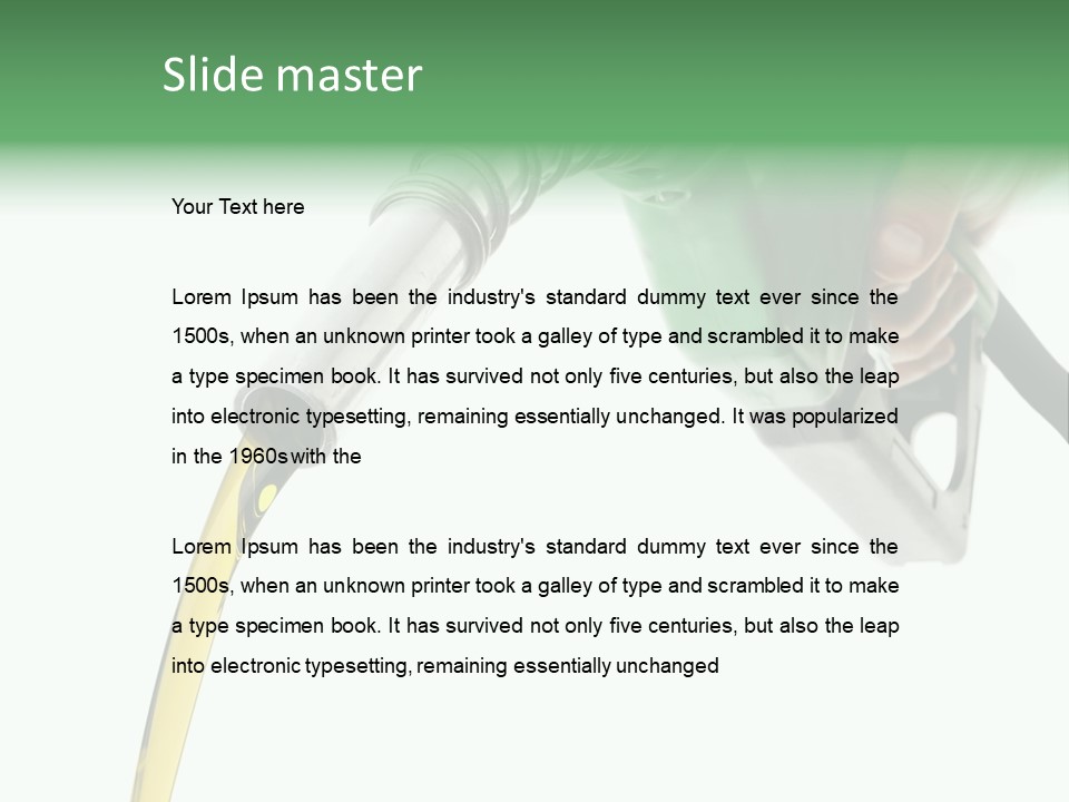 Service Petrol Travel PowerPoint Template