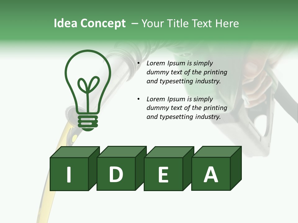 Service Petrol Travel PowerPoint Template