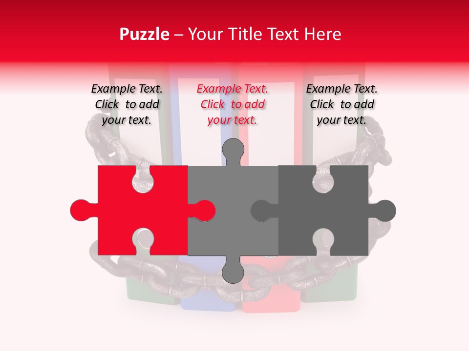 Folder Metal Storage PowerPoint Template