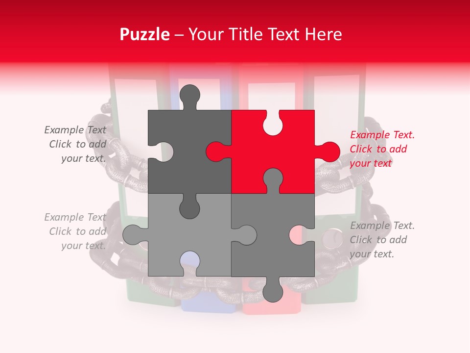 Folder Metal Storage PowerPoint Template