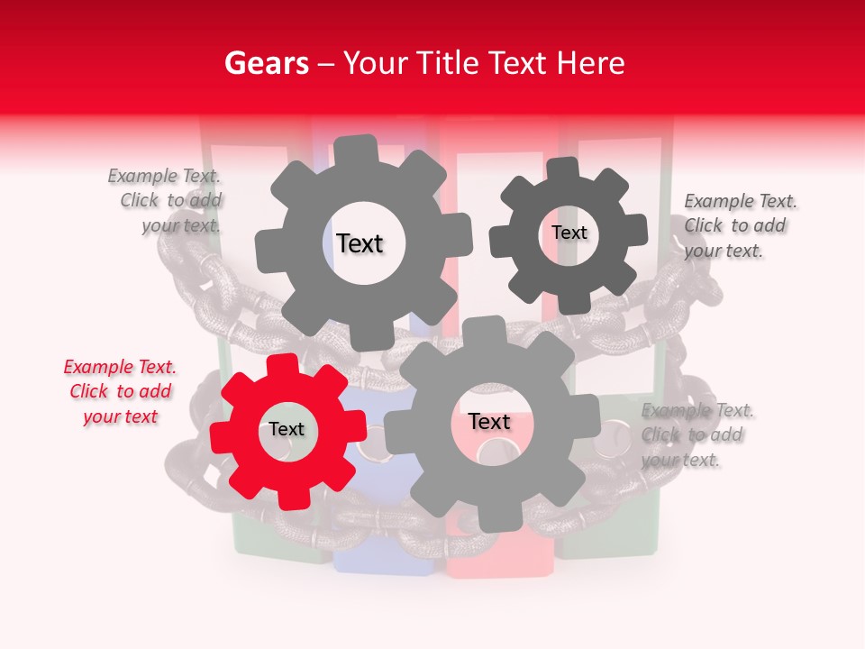 Folder Metal Storage PowerPoint Template