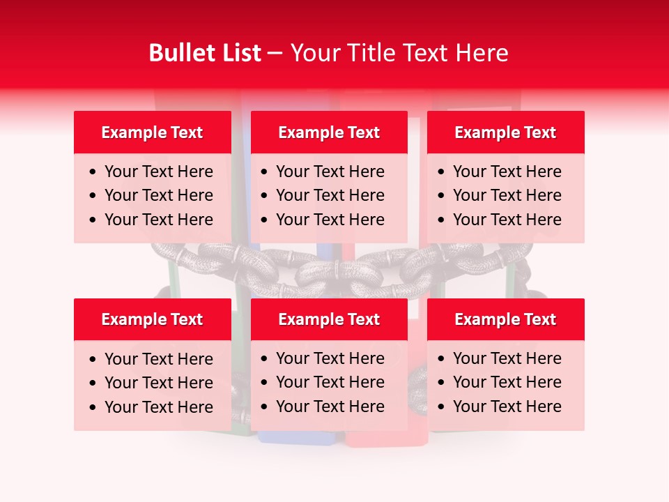 Folder Metal Storage PowerPoint Template