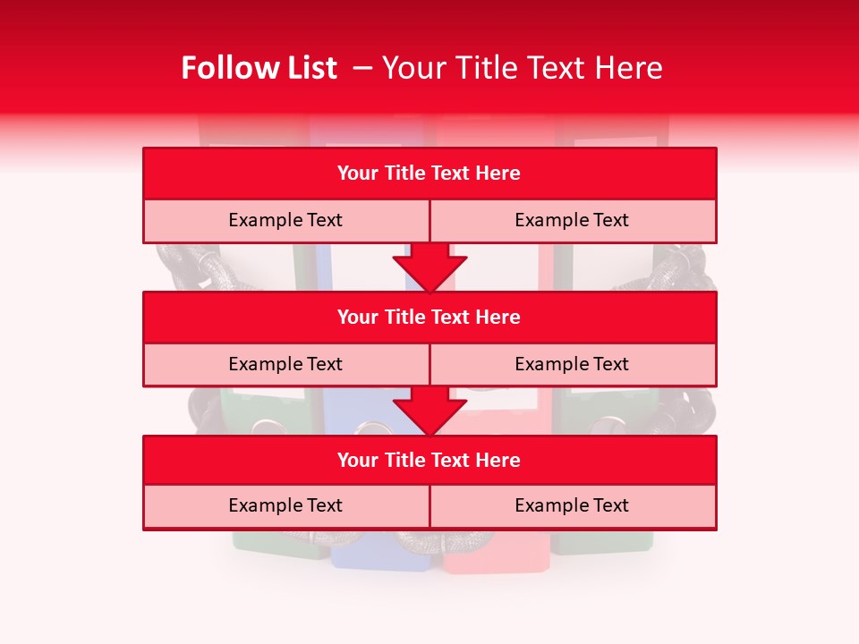 Folder Metal Storage PowerPoint Template