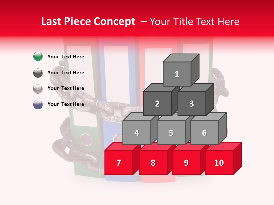 Folder Metal Storage PowerPoint Template