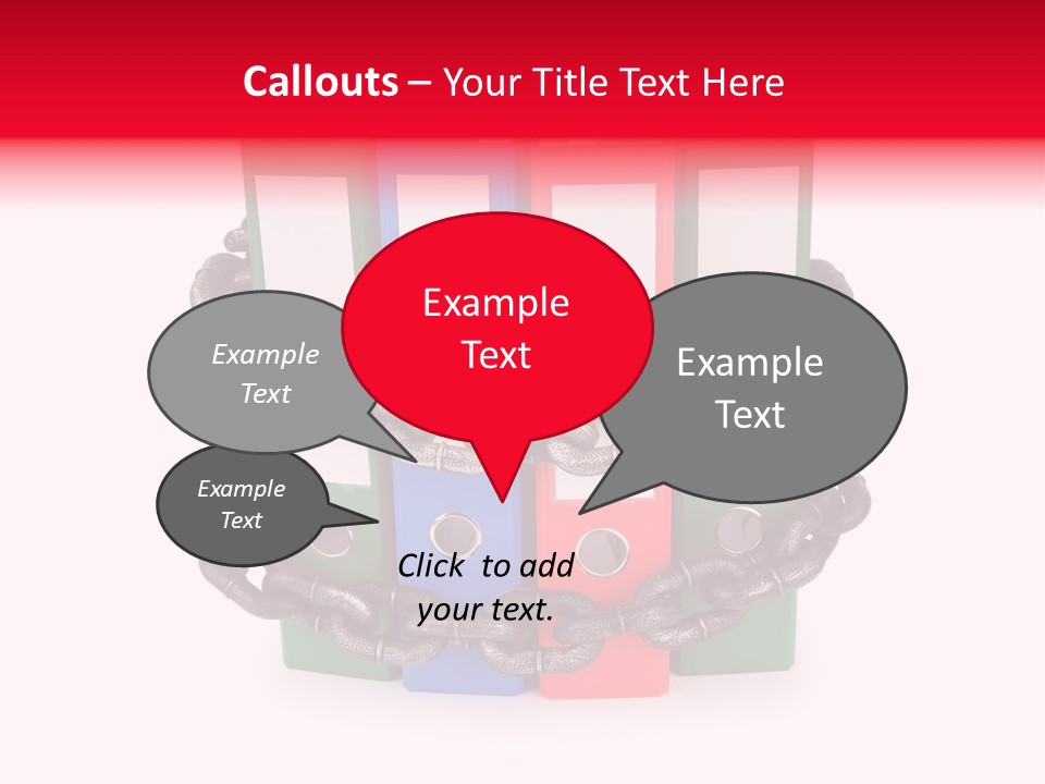 Folder Metal Storage PowerPoint Template