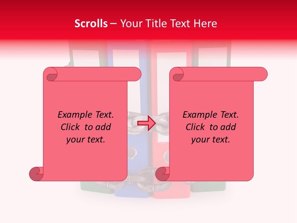 Folder Metal Storage PowerPoint Template