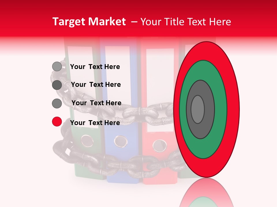 Folder Metal Storage PowerPoint Template