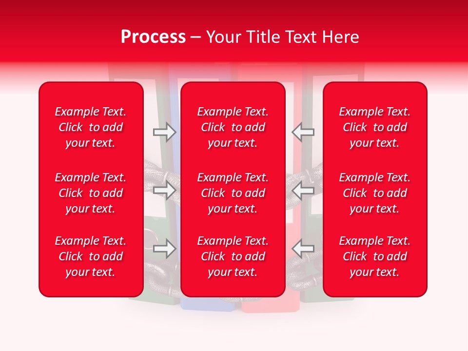 Folder Metal Storage PowerPoint Template