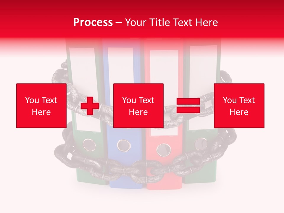 Folder Metal Storage PowerPoint Template