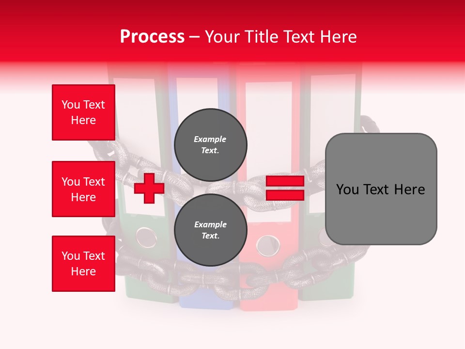 Folder Metal Storage PowerPoint Template