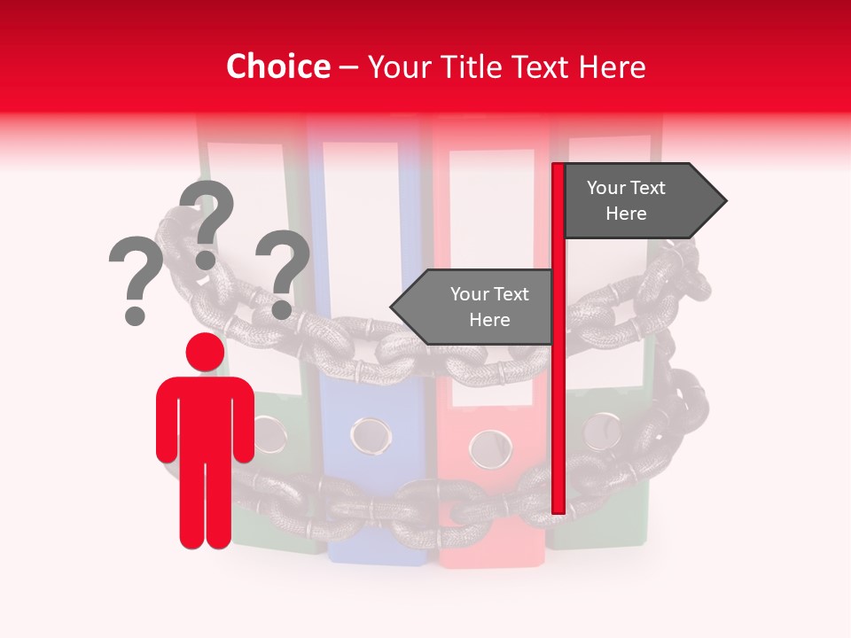 Folder Metal Storage PowerPoint Template