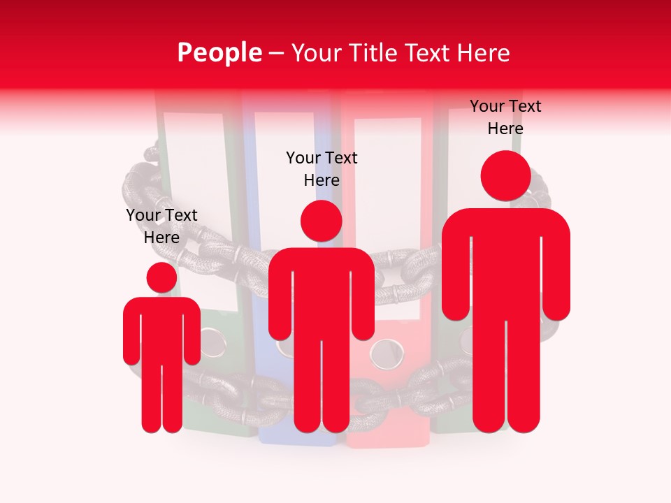 Folder Metal Storage PowerPoint Template