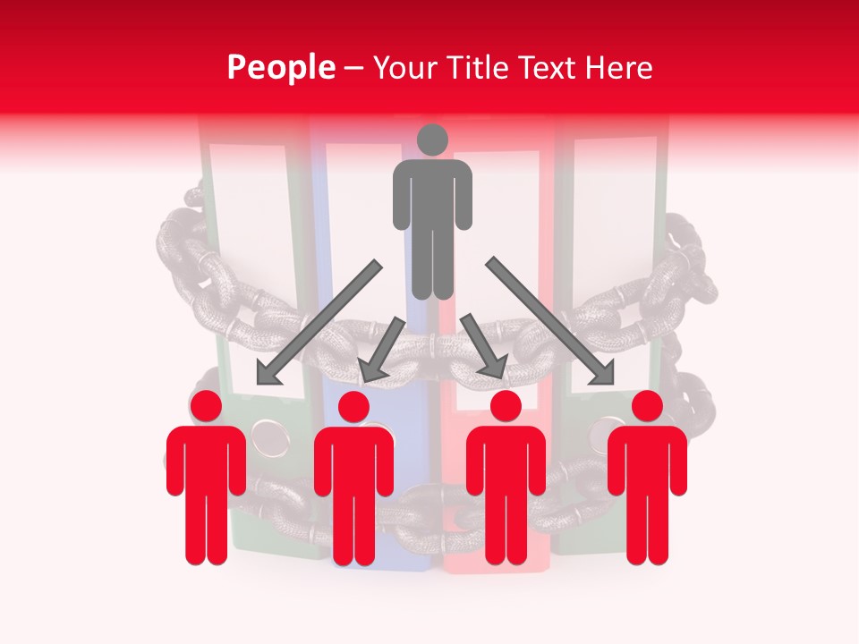 Folder Metal Storage PowerPoint Template