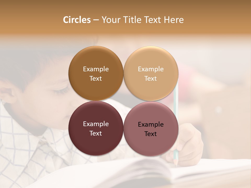 Hand Letters Win PowerPoint Template