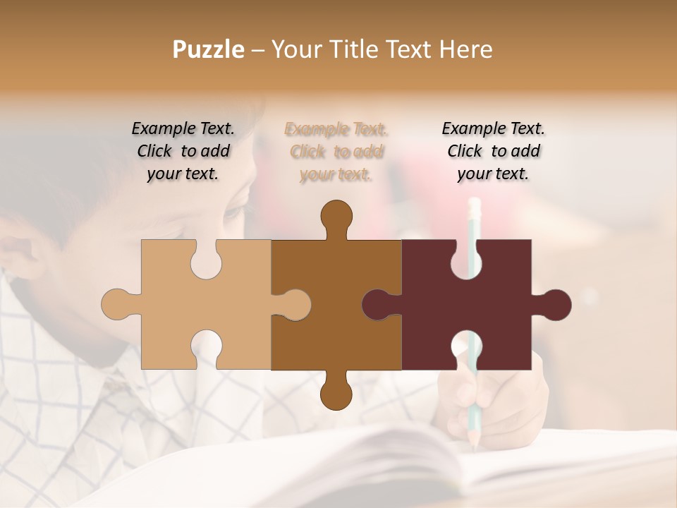 Hand Letters Win PowerPoint Template