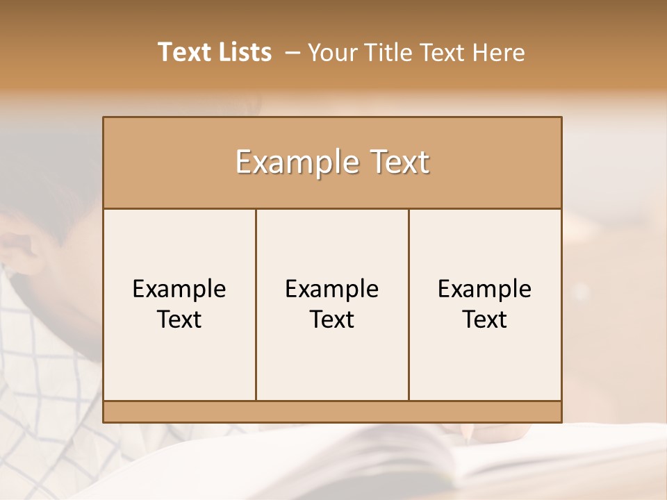 Hand Letters Win PowerPoint Template