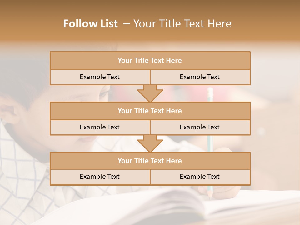 Hand Letters Win PowerPoint Template
