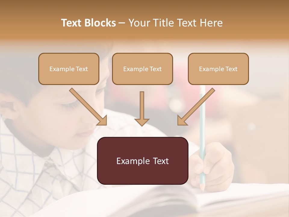 Hand Letters Win PowerPoint Template
