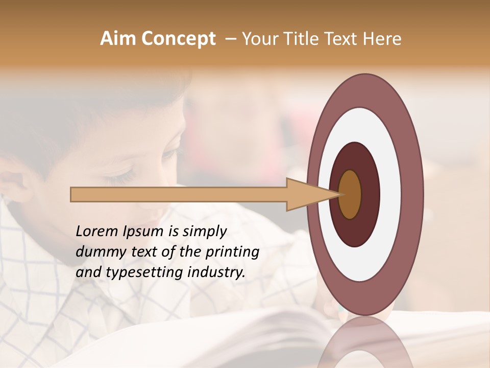 Hand Letters Win PowerPoint Template