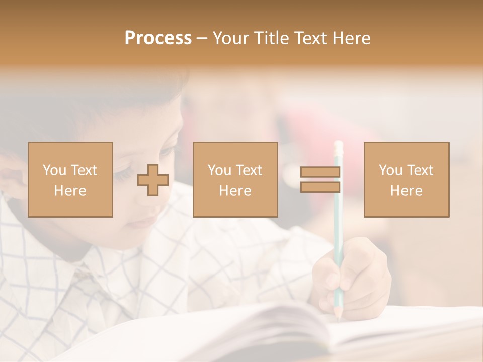 Hand Letters Win PowerPoint Template
