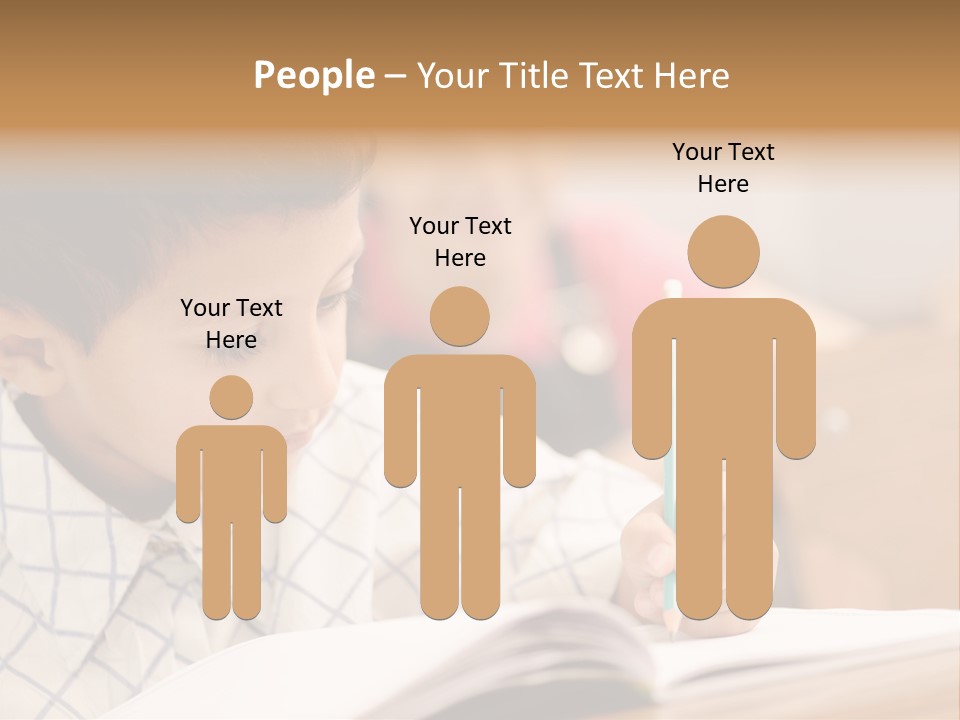 Hand Letters Win PowerPoint Template