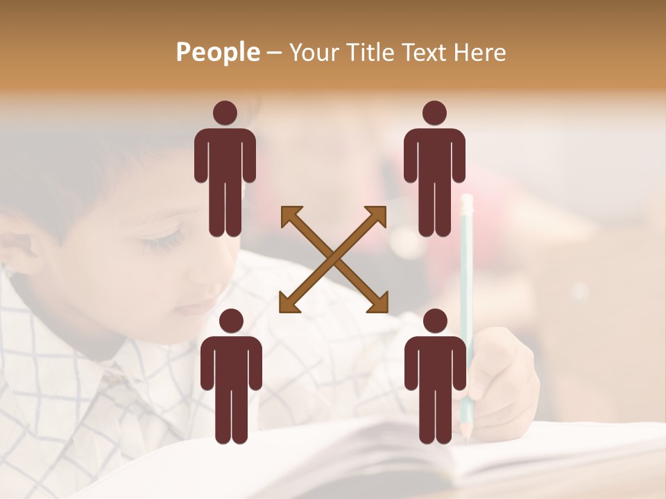 Hand Letters Win PowerPoint Template