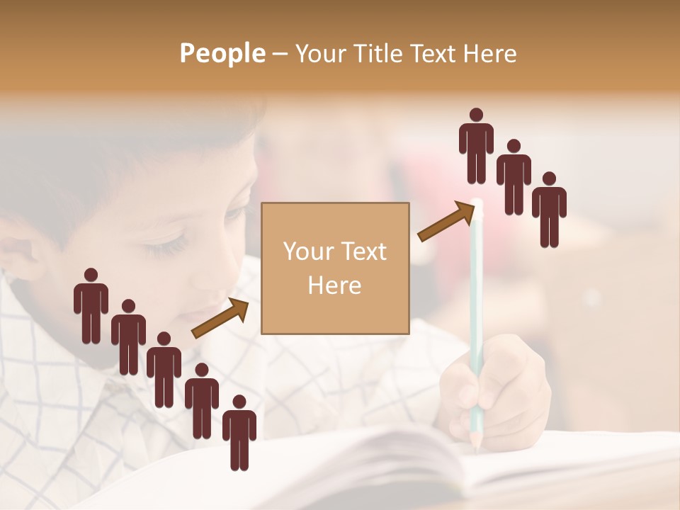 Hand Letters Win PowerPoint Template