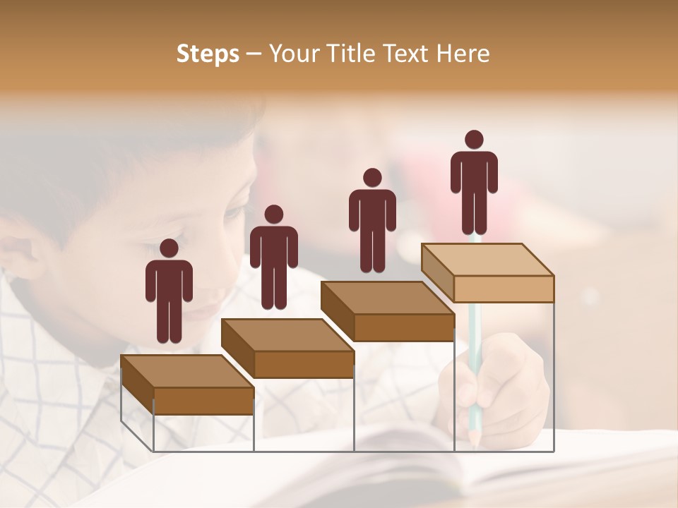 Hand Letters Win PowerPoint Template