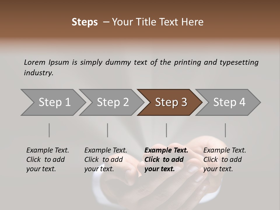 Necessity Suit Opportunity PowerPoint Template
