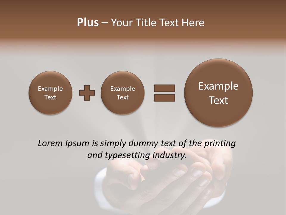 Necessity Suit Opportunity PowerPoint Template
