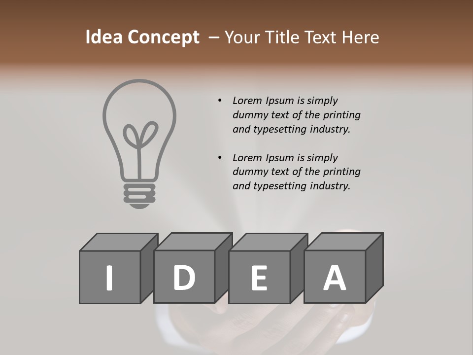 Necessity Suit Opportunity PowerPoint Template