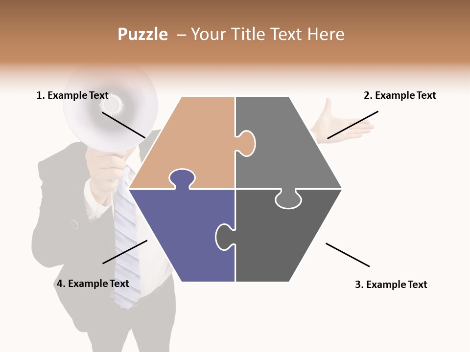 Shouting Speaker Energy PowerPoint Template