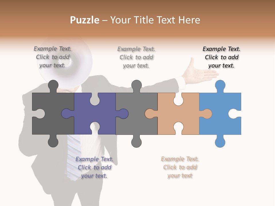 Shouting Speaker Energy PowerPoint Template