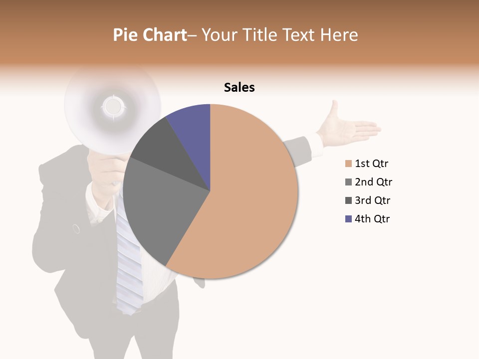 Shouting Speaker Energy PowerPoint Template