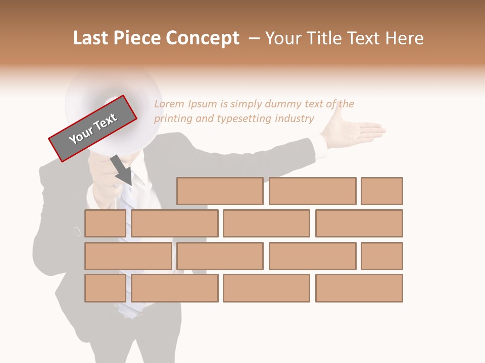 Shouting Speaker Energy PowerPoint Template