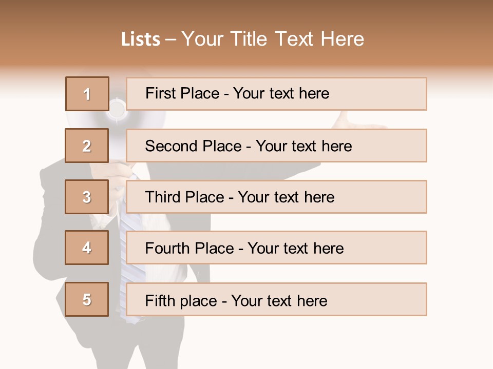 Shouting Speaker Energy PowerPoint Template