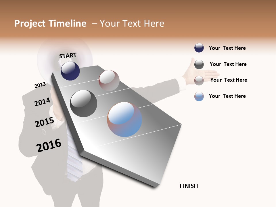 Shouting Speaker Energy PowerPoint Template