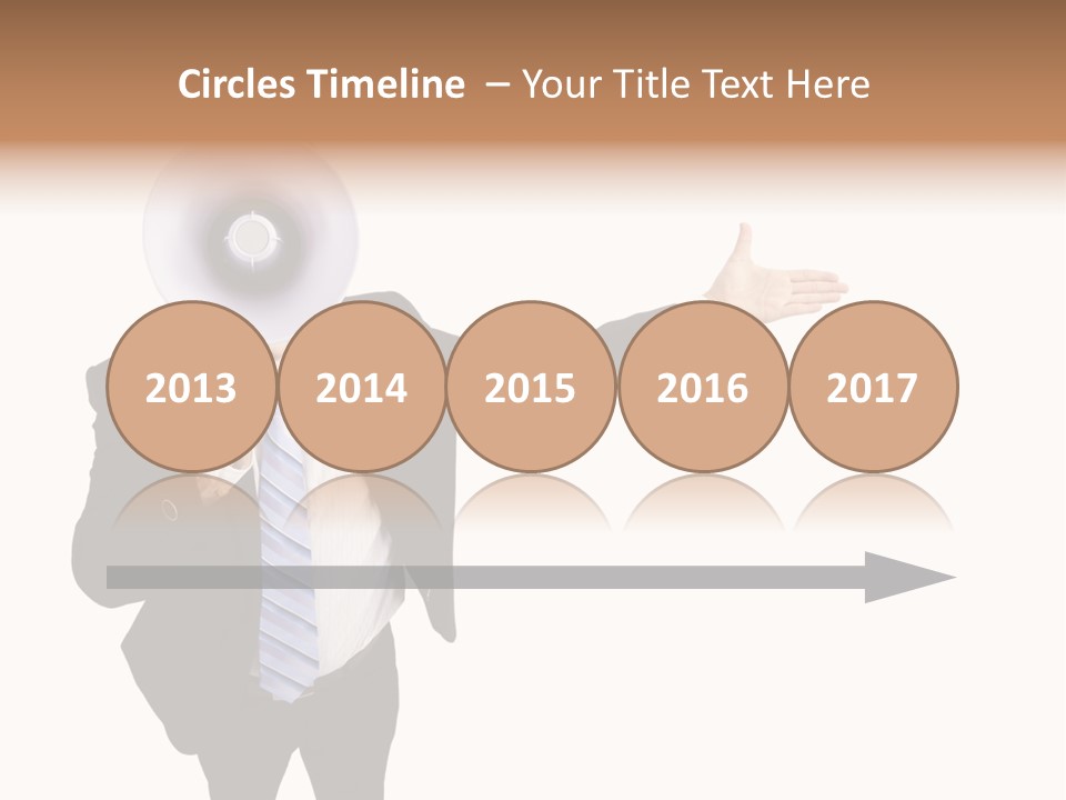 Shouting Speaker Energy PowerPoint Template