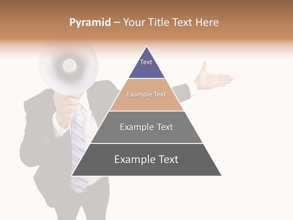 Shouting Speaker Energy PowerPoint Template